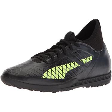 Imagem de PUMA Tênis de futebol masculino Future 18.3 Turf Trainer, Puma Preto-efervescente amarelo asfalto, 11