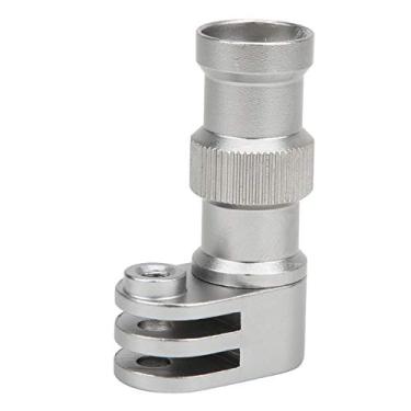 Imagem de Suporte de bicicleta para câmera, suporte de clipe de bicicleta prata clipe fixo para bicicleta, para câmera esportiva Hero