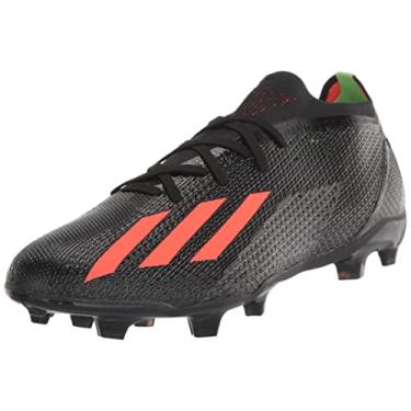 Imagem de adidas Unissex adulto X Speedportal.2 Firm Ground, Preto/vermelho solar/verde solar, 9.5 Women/10.5 Men