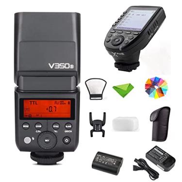 Imagem de Godox V350S TTL Flash para Sony 2.4G com Godox Xpro-S Flash Trigger GN36 TTL 1/8000s HSS 500 Full Power com bateria recarregável de 2000mAh Speedlight para Sony A7RIII A7RII A7R A58 etc (V350-S)
