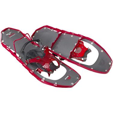 Imagem de Sapatos de neve femininos MSR Lightning Ascent Backcountry & Mountaineering com encadernações de paragon, par de 55 cm, framboesa