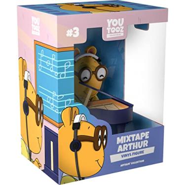Imagem de YouTooz Mix Tape Boneco de vinil Arthur, 11,4 cm tocando piano, boneco colecionável com alto detalhe – Coleção Arthur baseada em programa de TV de desenho animado