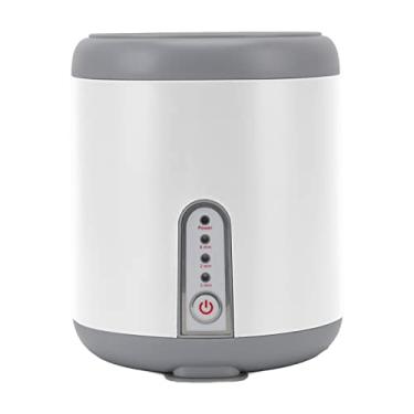 Imagem de Agitador de mamadeiras, carregamento USB, fórmula de bebê, aquecedor, misturador automático de 3 marcas, misturador de leite elétrico para leite materno e fórmula, para viagem em casa (branco)