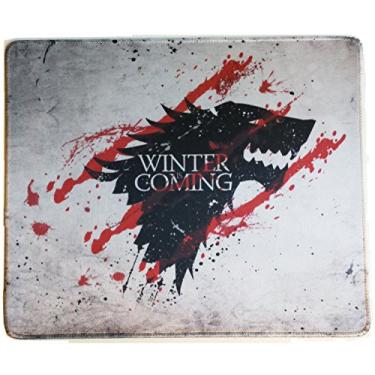 Imagem de 12x10 Inch Game of Throne Winter Is Coming North Wolf Mousepad Large Mouse Pad Mouse mat Waterproof