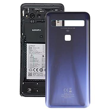 Imagem de HUANGYUNCHAO Acessórios telefônicos Tampa traseira da bateria original para TCL 10 5G T790Y T790H Substituição do telefone celular