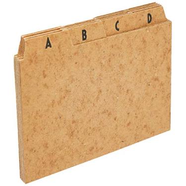 Imagem de Indice Para Fichario A-Z 3X5 Cartao Kraft-Jogo - 2400