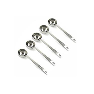 Imagem de 1 colher de sopa de café de aço inoxidável para medir colher de sopa, Set of 5