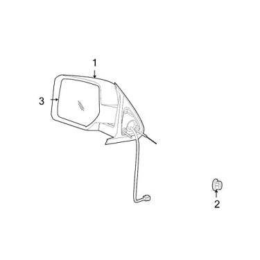 Imagem de Chrysler Oem Jeep Porta Espelho 57010076Af Imagem 1