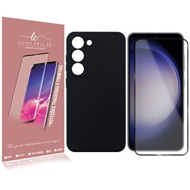 Imagem de Capa Capinha Aveludada Compativel Galaxy S23 S911 6.1 + PELICULA DE CERAMICA FOSCA - Luiza Cell25