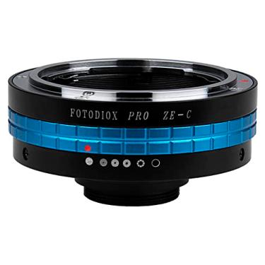 Imagem de Adaptador de montagem de lente Fotodiox Pro compatível com lentes de filme Mamiya ZE 35mm para câmeras C-Mount
