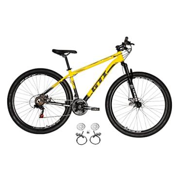 Imagem de Bicicleta Aro 29 Gti Roma 21v Freio a Disco Hidráulico Alumínio Garfo Suspensão (15, Amarelo/Preto)