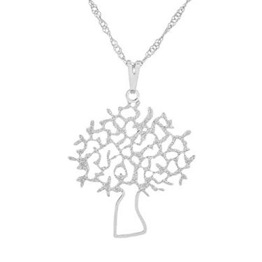 Imagem de Colar Árvore da Vida 30mm - Sunshine Cristais Cor:Prata