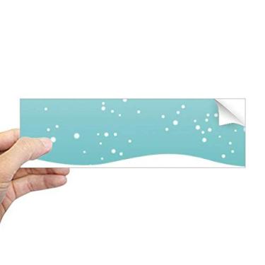 Imagem de DIYthinker Adesivo retangular circular Great Snow Twenty Four Solar Term para para-choque notebook janela decalque