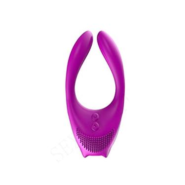 Imagem de Vibrador Choque Triplo Motores Ponto G Estimulador Clitóris Brinquedos Sexuais Zatla Shop (Roxo)