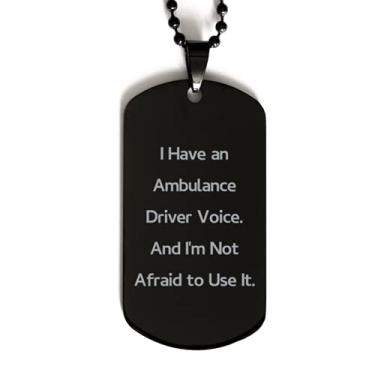 Imagem de SpreadPassion Presentes exclusivos para motorista de ambulância, I Have an Ambulance Driver Voice. and I'm Not Afraid to Use It, novo da Coworkers