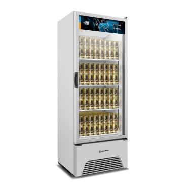 Imagem de Refrigerador Cervejeira Vitrine Metalfrio VN50AH Optima Frost Free, 572 Litros, Branco