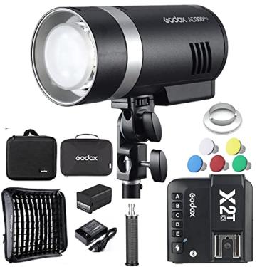 Imagem de Godox Ad300 Pro 300W Flash Com 60Cm Softbox E Godox X2T-O Trigger 2,4G 1/8000S Hss 320 Modelagem Bi-Colorida De 12W Power 12W Compatível Led Para Câmeras Canon Sony Fuji, Etc.