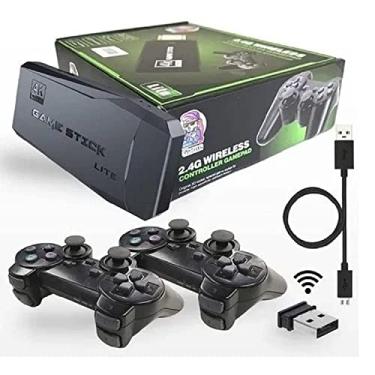 SZAMBIT Console de jogos de TV retrô 4K 60fps HD HDMI Saída Ultra Baixa  Latência TV Game Stick 2.4G Alças Duplas Console de jogos doméstico  portátil