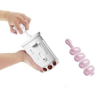 Imagem de Kit Keita Máquina de Nhoque e Enrolador de Doces Brigadeiro Beijinho - 4 Discos - Plástico ABS, PP e Inox