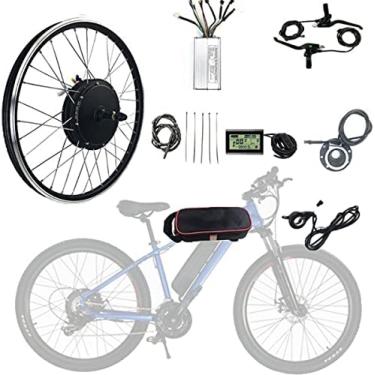 Imagem de Kit De Cubo De Conversão De Motor De Roda Traseira 48V 1000W 20" 24" 26" 27,5" 28" 29" 700C Kit De Bicicleta Elétrica À Prova D'água De Acionamento Direto Conversão Assistida De Modo Duplo Elétric
