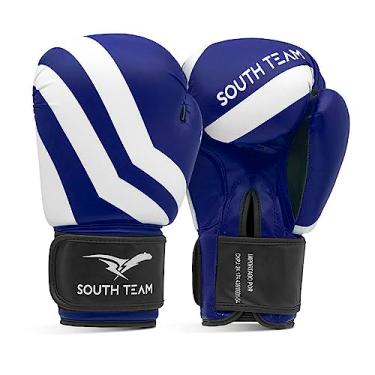 Imagem de Luva De Boxe/Muay Thay Kickboxing - Sports Religion (12oz, Azul)