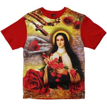 Imagem de Camiseta Católica Santa Terezinha Msu021 - Rainha Do Brasil