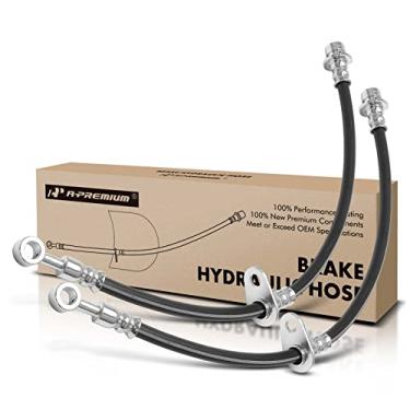 Imagem de A-Premium Mangueiras hidráulicas de freio dianteiro e passageiro compatíveis com modelos selecionados Honda - Ridgeline 2006 2007 2008 2009 2010-2014 - Substituição nº 01464SJCA00 (pacote com 2)