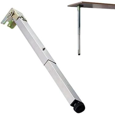 Imagem de Pernas De Mesa Dobráveis, Telescópica, Para Móveis, Parede, Pernas, Elevador, Mesa De Jantar, Suporte Para Pés, Barra De Metal, Para Projetos De Casa, Faça Você Mesmo,70cm,HaoAMZ