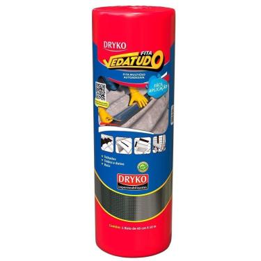 Imagem de Vedatudo Fita Aluminizada Impermeabilizante Dryko 45cmx10m