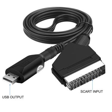 Imagem de Cartão de captura de vídeo e áudio USB 2.0  Easy Cap  adaptador SCART para USB  VHS  DVD  DVR