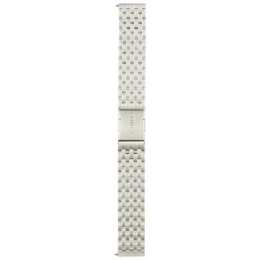 Imagem de Timex Pulseira de liberação rápida de aço inoxidável de 20 mm – prateado com fecho de implantação, Prateado, Pulseira