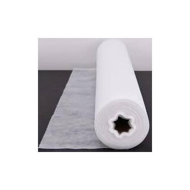 Imagem de Lençol Bobina para maca Depilação Hospitalar 70x50 Branco