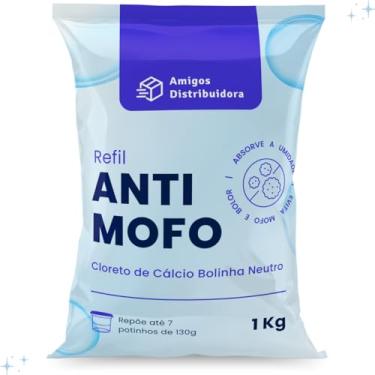 Imagem de Cloreto De Cálcio Antimofo Em Bolinhas 1kg - Evita Mofo Amigos Distribuidora