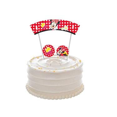 Imagem de Topper Para Bolo R 95 Red Minnie - Pacote Com 01 Un Regina Colorido