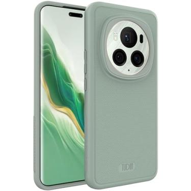 Imagem de TUDIA Capa DualShield Grip projetada para Honor Magic 6 Pro 5G (2024), [MergeGrip] Capa protetora para celular de camada dupla à prova de choque fina resistente (verde lírio)