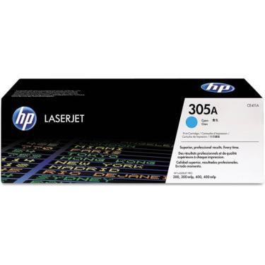Imagem de Toner HP CE411A 411A 305A Ciano M451DW M475DW Original 2.6K
