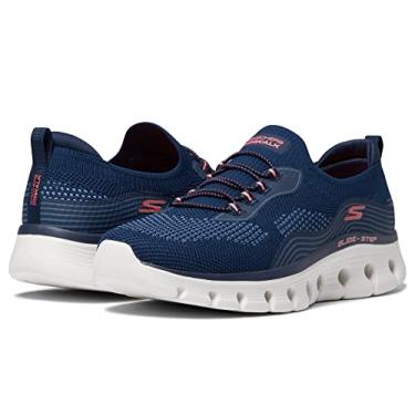 Imagem de Skechers Go Walk Glide-Step Flex - Silver Navy/Coral 6 B (M)