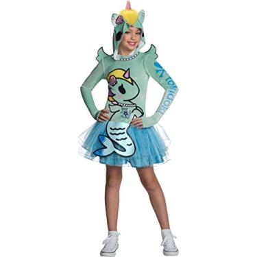 Imagem de Tokidoki Sirena vestido infantil com capuz Mermicorno, Sirena Mermicorno, Medium