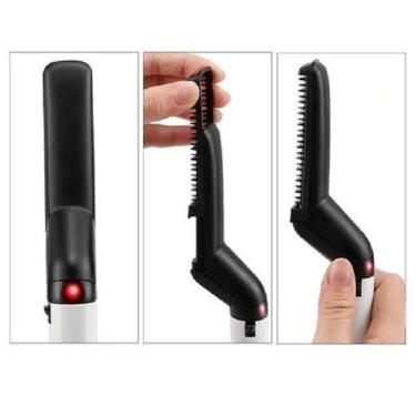 Imagem de Alisador Barba Cabelo Masculino Modelador Elétrico Chapinha