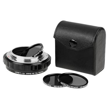 Imagem de Fotodiox Adaptador de lente elástica DLX – Compatível com lentes Canon FD & FL de 35 mm para câmeras mirrorless Alliance com helicóide de focagem macro e filtros magnéticos Drop-in