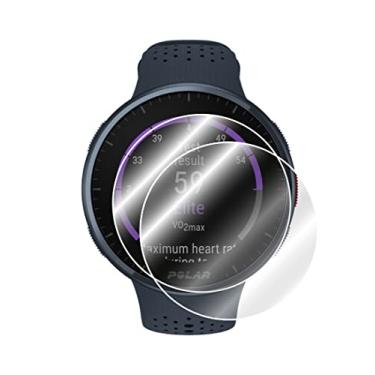 Imagem de IPG Protetor de tela para relógio de corrida Polar Pacer Pro GPS (2 unidades) Película transparente ultra HD invisível antiarranhões - suave/autorreparável/sem bolhas - para Pacer