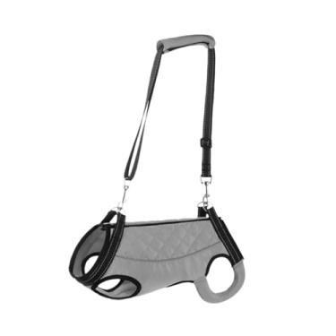 Imagem de IEUDNS Arnês de suporte para cães, cinta de transporte para cães, cinta de elevação para cães em tecido Oxford, suporte para caminhada para cães idosos, Xl Cinza