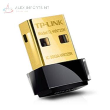 Imagem de Adaptador Usb Wireless Tp-Link Nano 150N Bom Tl-Wn725N Top - Alex Impo
