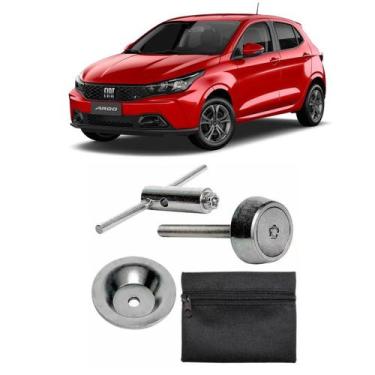 Imagem de Kit Parafuso Trava Antifurto Roda Estepe Original Fiat Argo - MCGARD