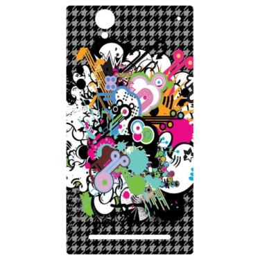 Imagem de Capa Adesivo Skin022 Verso Para Sony Xperia T2 D5322 - KawaSkin