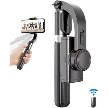 Imagem de ESTABILIZADOR AUTOMÁTICO GINBAL ROTAÇÃO 360° COM TRIPÉ PARA TODOS OS TIPOS DE CELULAR