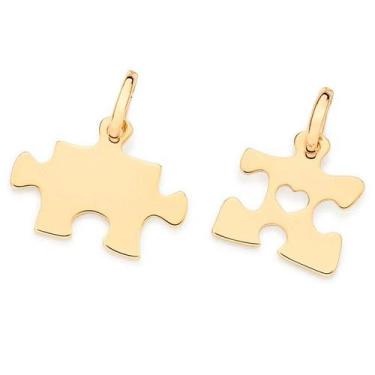 Imagem de Pingente banhado ouro 3x 24k 18k e 22k  feminino amizade, melhores ami