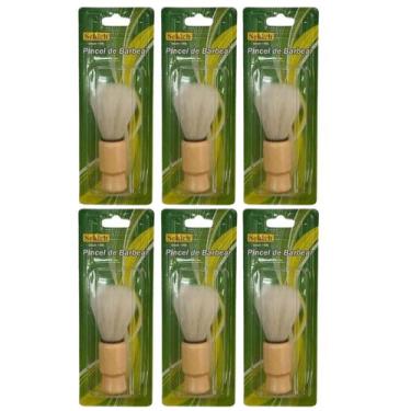 Imagem de Kit 6 Pincel De Barbear A106 - Sekich