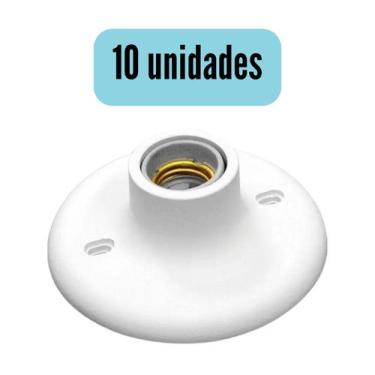 Imagem de Plafon Pop ''tapa Buraco'' Bocal Cerâmico E27 Soquete - Prismatec, Bra
