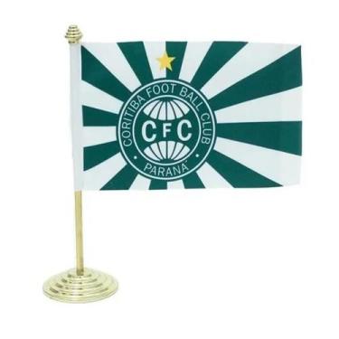 Imagem de Bandeira de Mesa do Coritiba - BC ARTS ESPORTIVOS ME, Verde, Branco